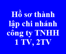 Quyết định-Mẫu hồ sơ-Thành lập chi nhánh công ty TNHH-1TV-2TV- Download